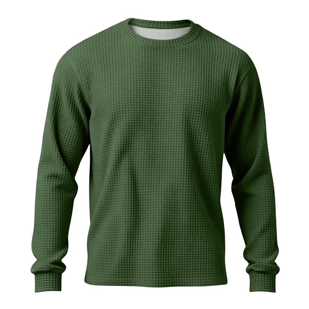 Men's Knit Casual Collar Pullover - Long Sleeve Daily Wear