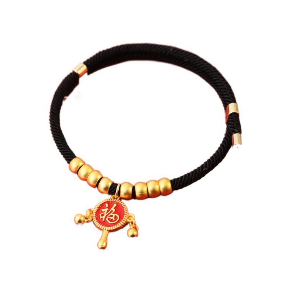 Chinese Style Cat Weave Necklace Adjustable Cat Long-Life Lock Collar  Photograph