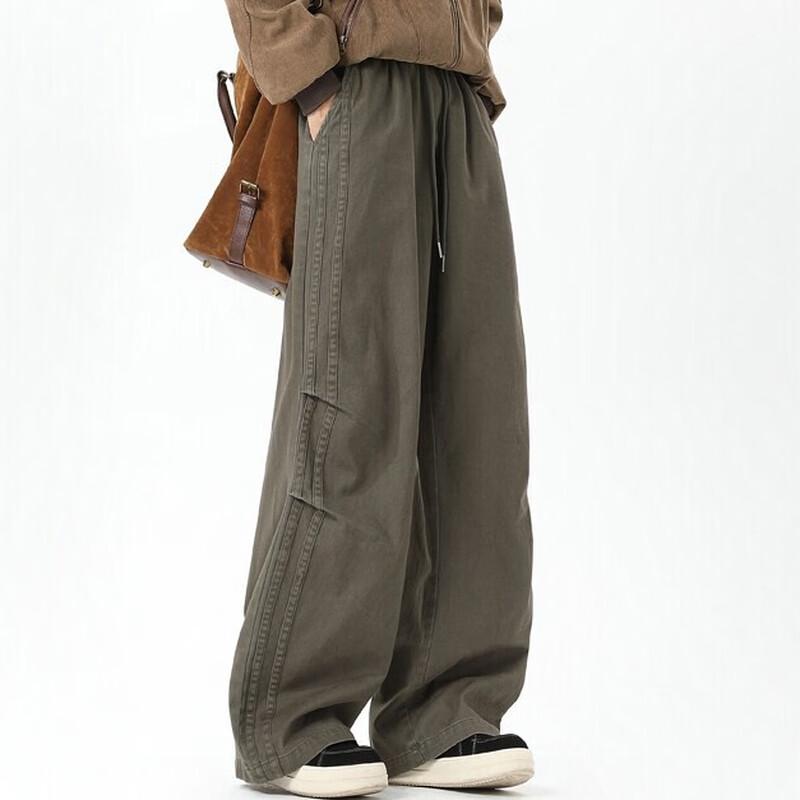 Men's American Style Loose Straight-Leg Cargo Pants