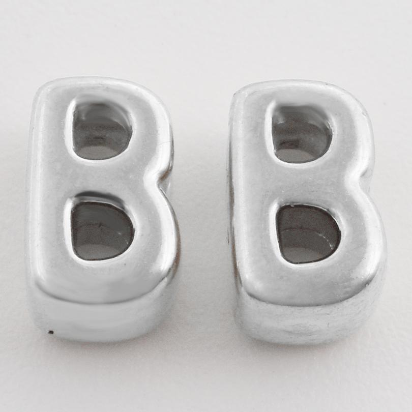 3/6 Stück Kein Ausbleichen Mini-Buchstabenperlen 304 Edelstahlperlen Für Schmuckherstellung Zubehör Handgefertigte Armbänder Fußkettchen Materialien Großhandel