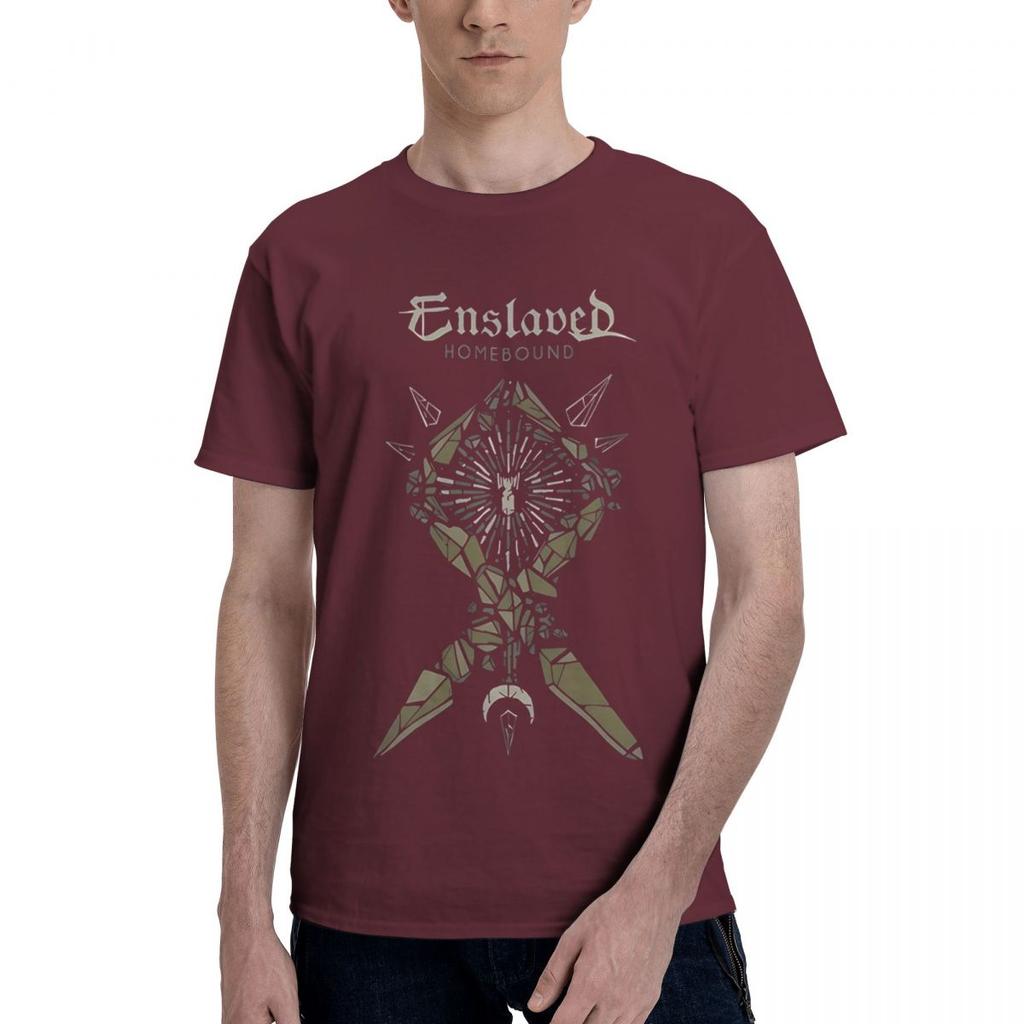 Enslaved Homebound 100% Baumwolle Lässige Atmungsaktive Bequeme Oberteile Neue Geschenke Und T-Shirts Herrenkleidung
