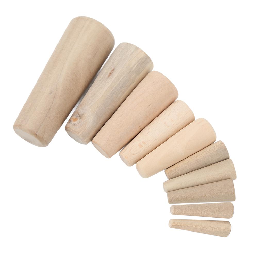10pcs Marine Tapered Thru Hull Emergency Soft Wood Plugs Drain Plug for Boat Yacht