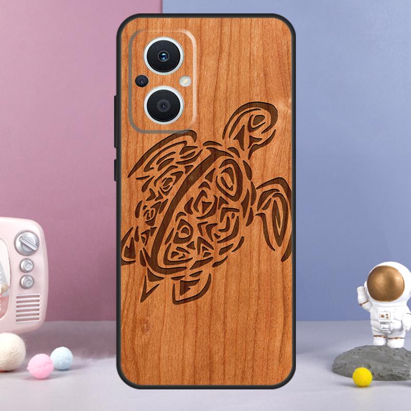 Deer Lion Elephant Wood Animal Funda For OPPO Reno 13 F 11F 12F 14F 10 11 12 14 Pro 7 8 Lite OPPO Find X6 X5 X8 X9 Pro Case