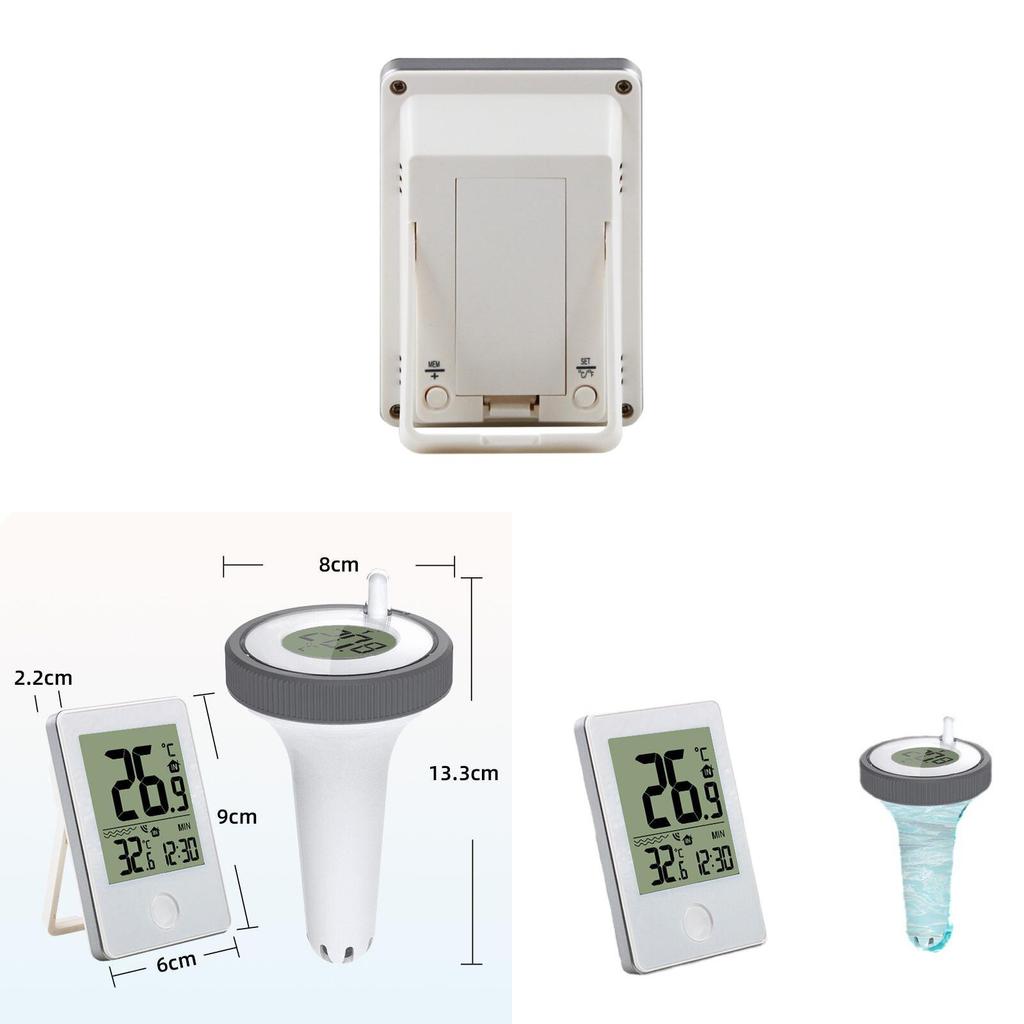 Water Pool Thermometer Wireless Floating Fish Tank Water Temperature Gauge For Summer Swimming Pools