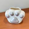 Cat Paw Vase Soft Enamel Artistic Flower Arrangement Vase TV Cabinet Home Living Room Decoration Accessory