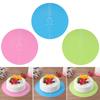 Non-stick Dough Fondant 12inch Cake Turntable Pad with Size Scale Rolling Mat Silicone Baking Mat