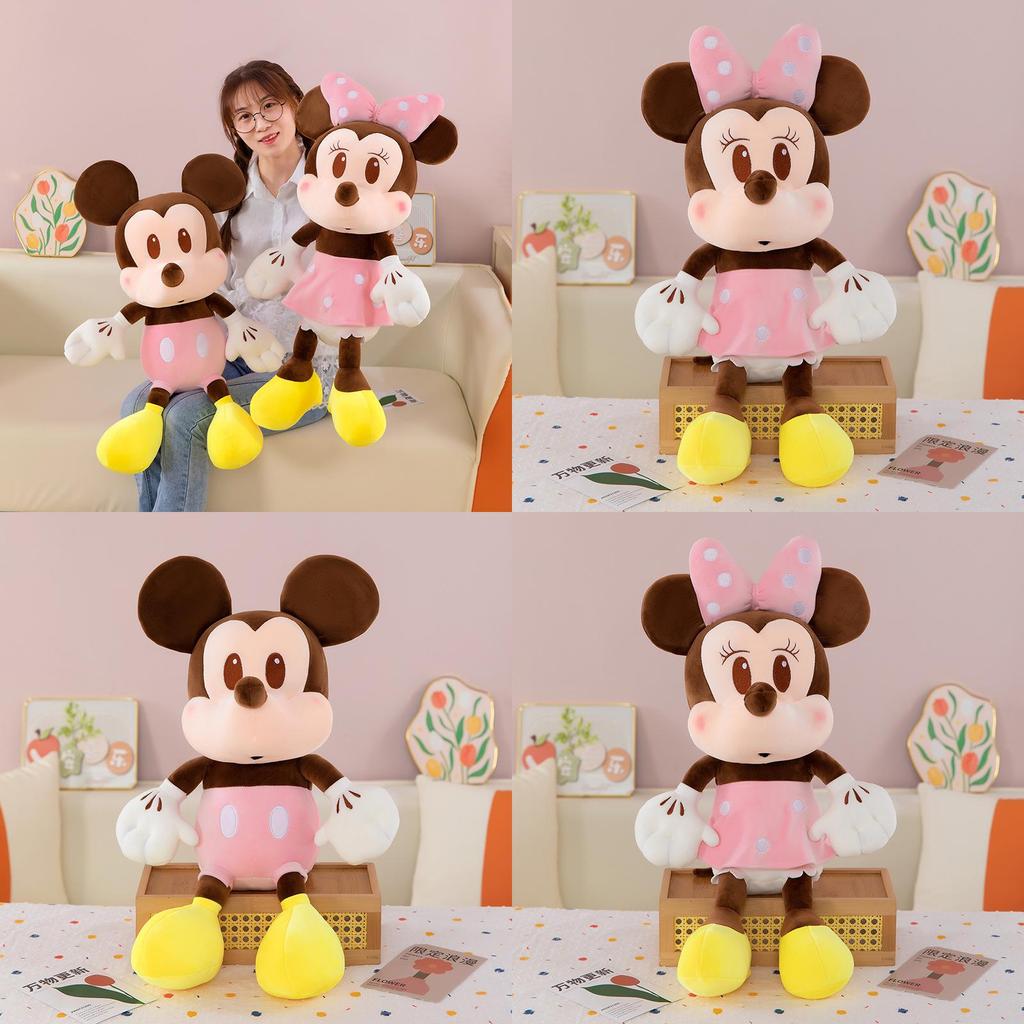 Mickey Mouse And Minnie Plush Toys With Pp Cotton Filling For Gift Giving