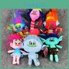 Boneco de Pelúcia Poppy Branch Barb do Filme Trolls World Tour da Dreamworks Brinquedo Macio Perfeito Para Crianças