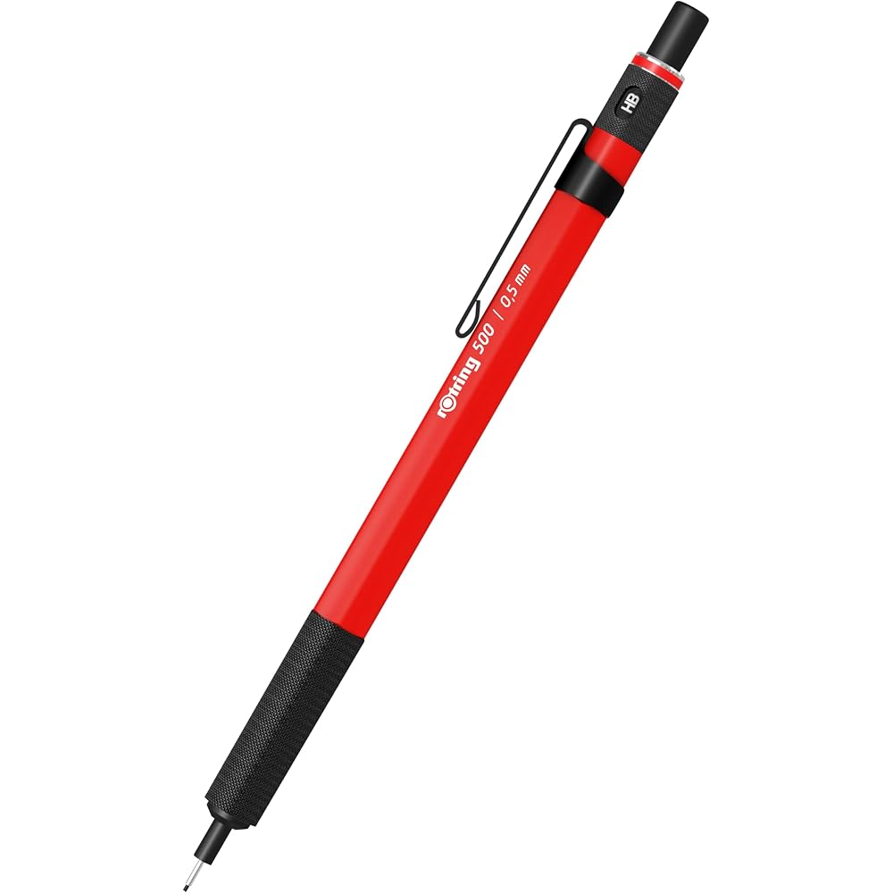 Rotring 500 Mechanical Pencil 0.5mm Shine Red 2218726