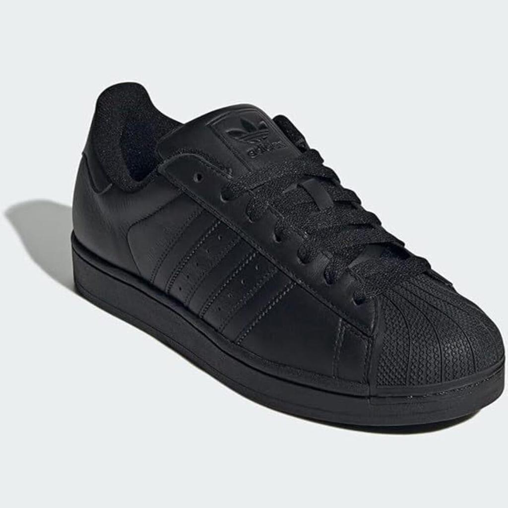 Adidas Superstar Core Size II, Black/Core Black/Core Black, JI0081, 23.0cm