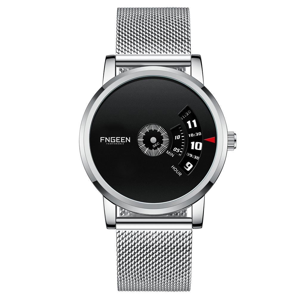 Binbang Wormhole Non-Mechanical Men s Waterproof Trendy Quartz Watch