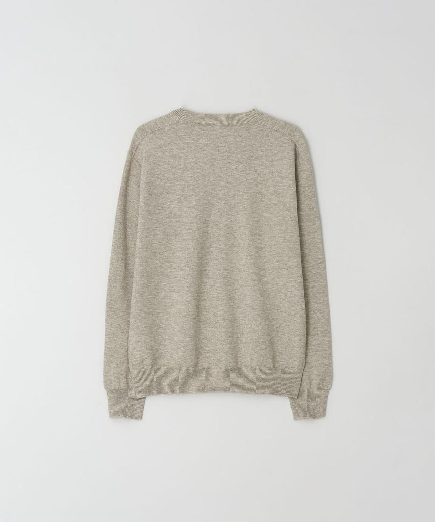 EZIO Wholegarment Cashlike Round Knit_Beige