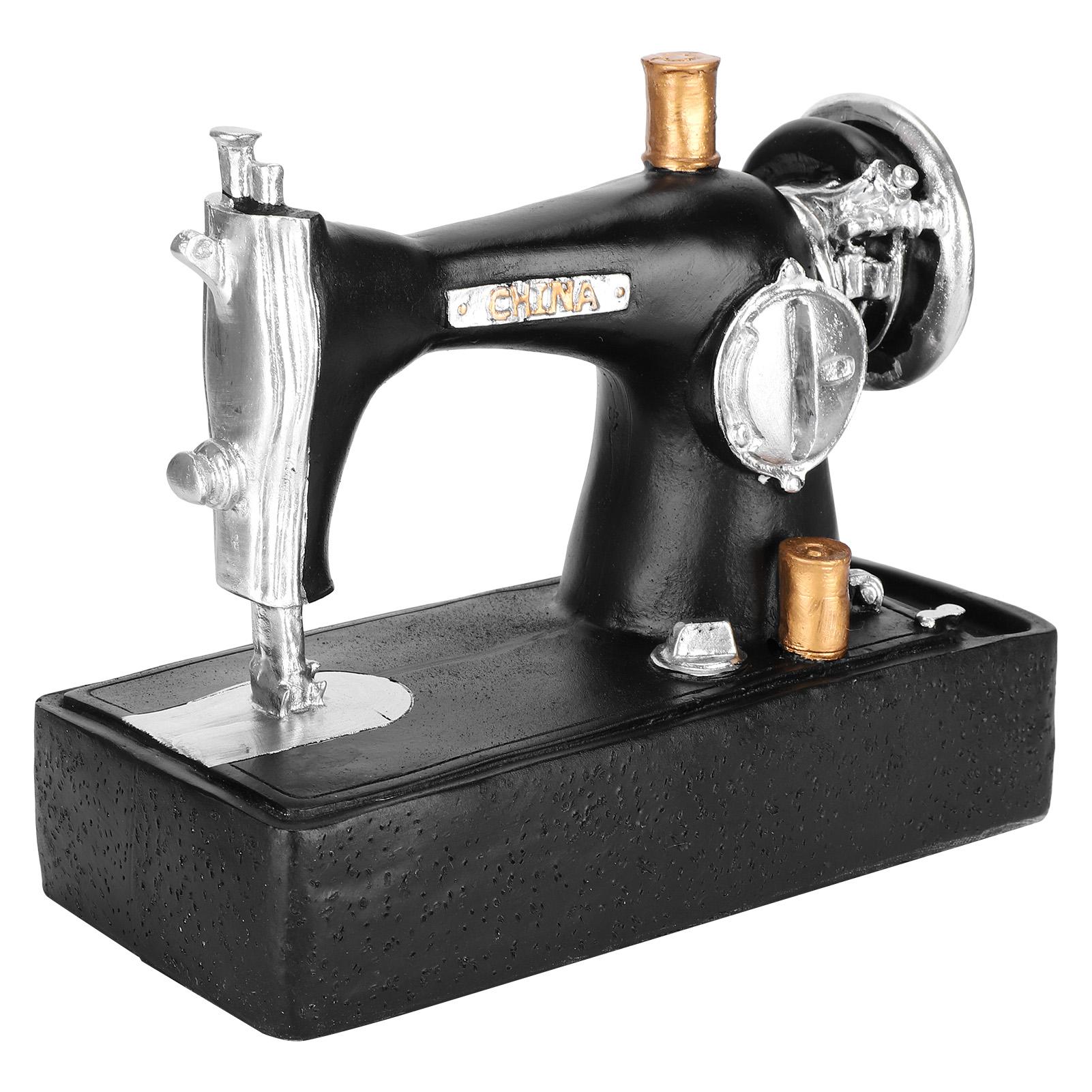 

Винтажная швейная машинка, декор стола, мини-стиль, игрушка, миниатюрные фигурки, модель для декора бара