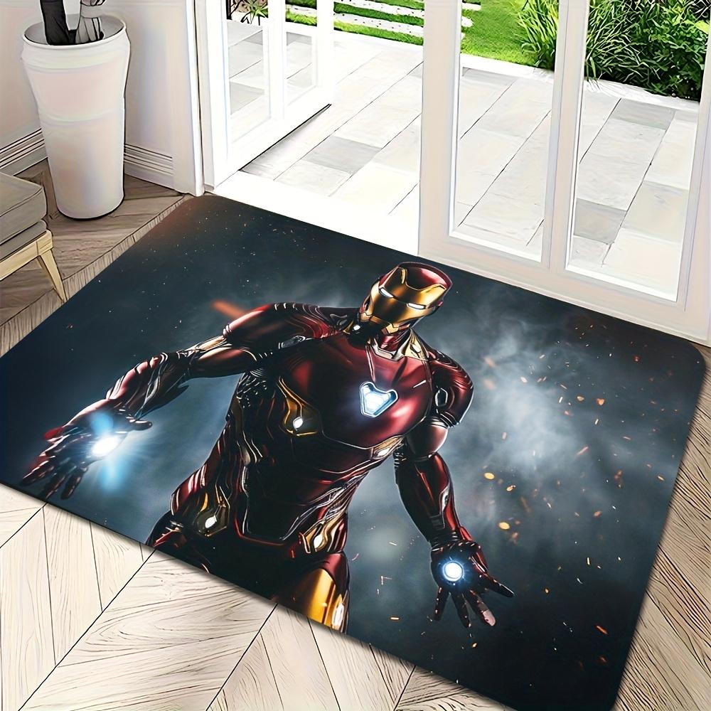 1pc, Floor Mat, Designed with Superhero & Classic  Hero Themes, Multiple Sizes, Suitable for Living Room, Bathroom, Kitchen, H 40x60cm