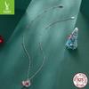 Yinziyun S925 Sterling Silver Christmas Apple Necklace with Openable Pendant - A Unique Clavicle Chain Gift