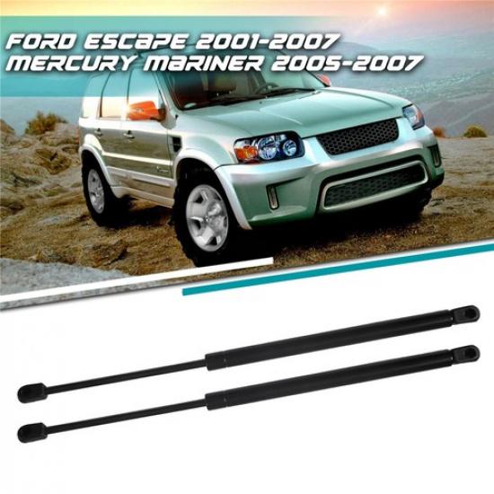 2x Rear Window Glass Lift Supports Gas Shock Struts For Ford Escape 2001-2007