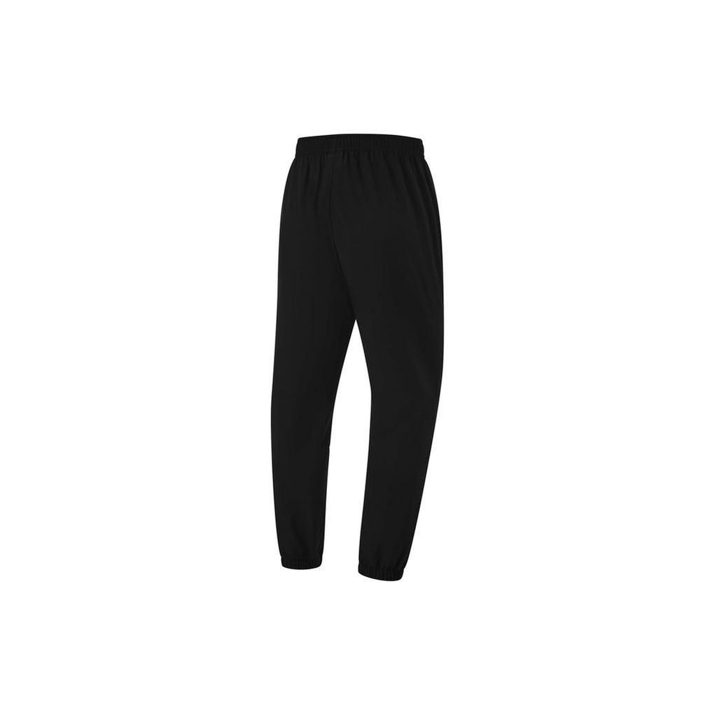 Li-Ning Fitness Series Solid Color Quick-Dry Knitted Sports Pants Men Bottoms Black AYKU461-1