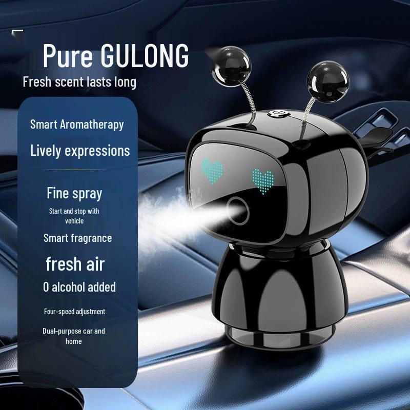 Lanxuan Intelligent Car Air Freshener: AI Robot Ornament & Long-Lasting Aroma