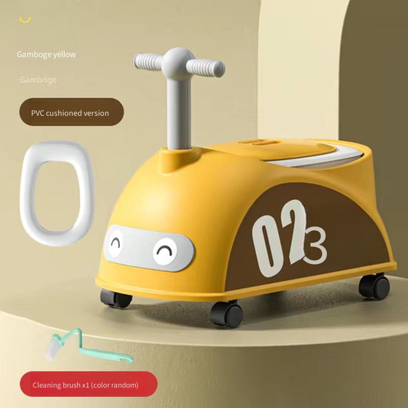 Sedile per Vasino Addestramento Bambini a Forma di Macchina, Grande Vasino Cartoon per Bambini e Bambine, Sgabello Vasino Giocattolo Regalo per Bambini Piccoli