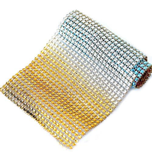 24 Rows Of Diamonds, Silver Imitation Diamond Resin Plastic Diy Creative Clothing Mobile Phone Case Jewelry