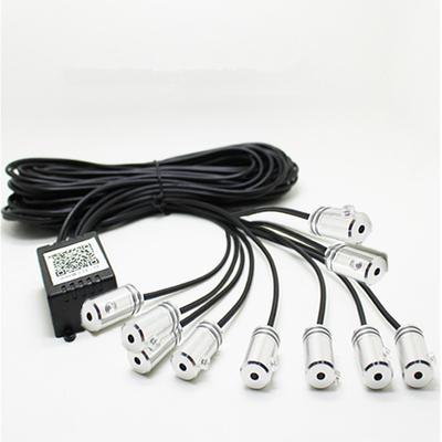 10 In 1 RGB LED Car Interior Neon EL Fiber Optical Strip Light Atmosphere Lamp