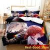 Anime Bungo Stray Dogs Bedding Set Duvet Cover Sheet Printed Bed Set Pillowcase Bed Full Queen King Size Comforter Bedroom