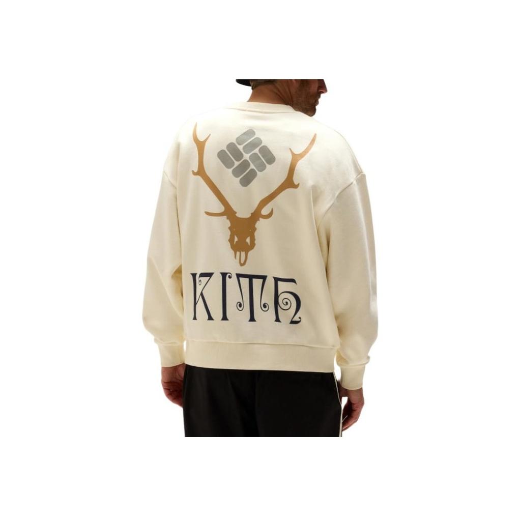 Kith X Columbia Collaboration South2 West8 Nelson Fashion Comfortable Soft Crewneck Long Sleeve Sweatshirt Men Sweatshirt Sand KHM033342-104