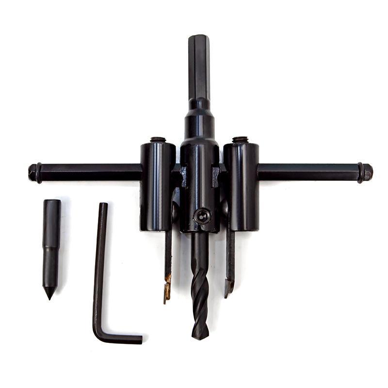 Adjustable Aircraft Hole Opener Corrosion Resistant Hole Cutter for Woodworking Drywall Ceiling Plasterboard Opening Repair Work