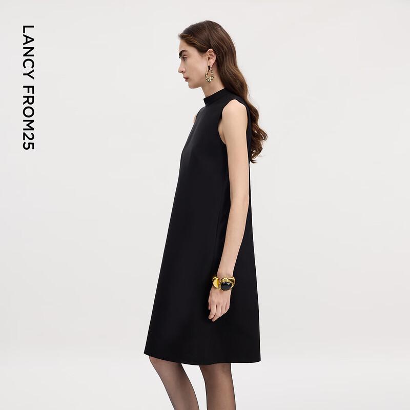 Langzi Sleeveless Mock Neck Dress