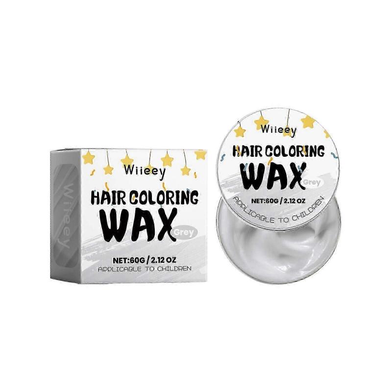 Wiieey Gray Children's Color Hair Cream Plant Extract Maintenance Diy Color Hair Care Color Beauty Pomade