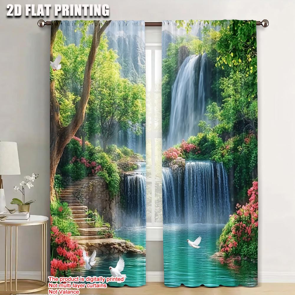 

2pc, Drapes falls Protecting Privacy Party Decorations Use for Holiday Decor 52.50×116.00 CM 2pcs
