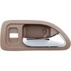 OCPTY Door Handle Interior Rear Passenger Right Side Replacement Fit 1994-1997 for Honda for Accord Inside Door Handle Beige