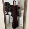 2025 Autumn Women's Fashion Slim Fit Round Neck Knit Dress with Long Sleeves