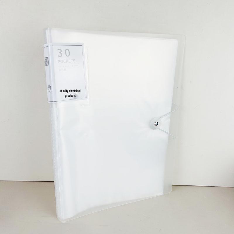 A4 Transparent Folder: Award Certificates, Test Papers, Student Album & Prenatal Checkup Collection 30 pages