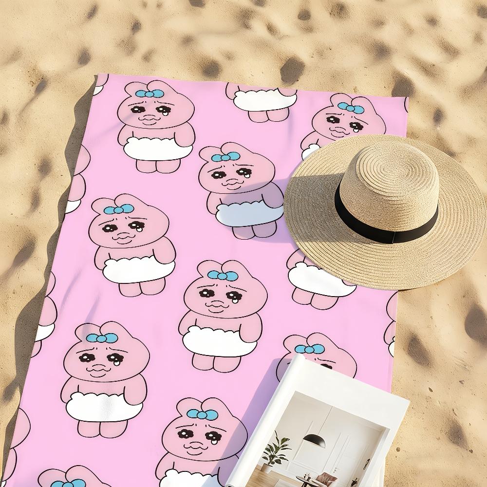 Cartoon O-Opanchu U-Usagi-S Funny Towel Sports Quick Dry Travel Camping Gear Sandproof Soft Light Large Beach Towel