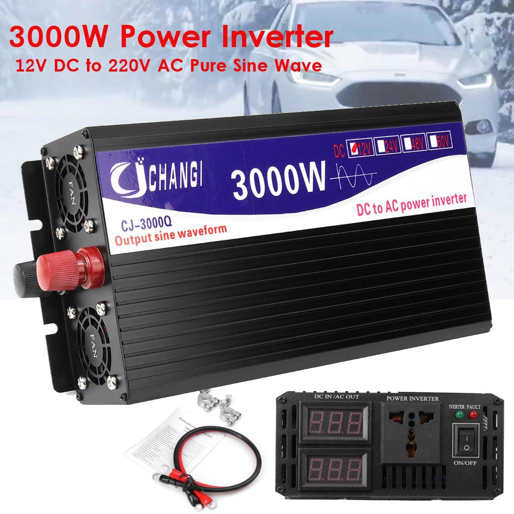 Correzione Inverter Onda Sinusoidale 12 V Convertitore 220V 600W Power Inverter con Pannello Solare per Outdoor