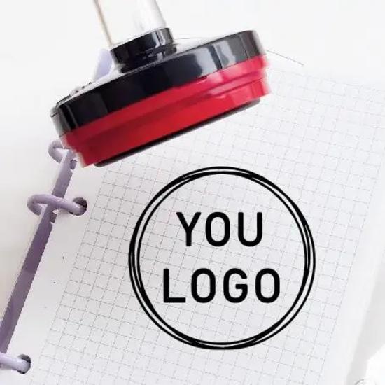 Custom Teacher name Stamp Good Job Personalized Logo and Text Self inking Stamp Customized Photosensitive Seal ink Stamp Custom logo