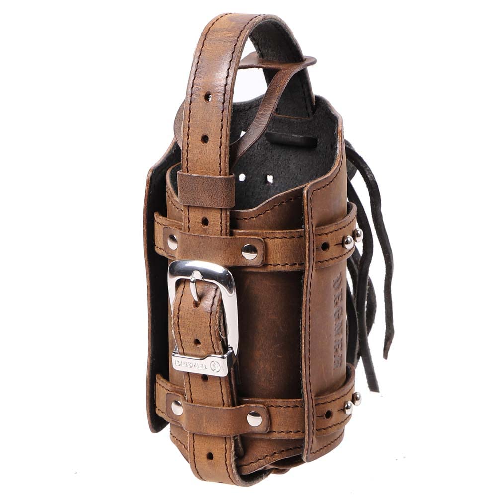 DEGNER Gasoline Can Holder fits gasoline cans tall and in diameter DH-5A (Vintage Brown), 20-28cm 7.5-9.4cm