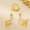 Inlaid 3A Zircon Designer Ring Opening Adjustable Element Star With