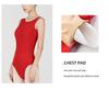 Body professionale in nylon per balletto e ginnastica per donna