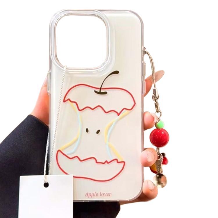 A Creative Apple Core IMD Phone Case Suitable for Apple 16promax Shockproof Iphone15 Case 14