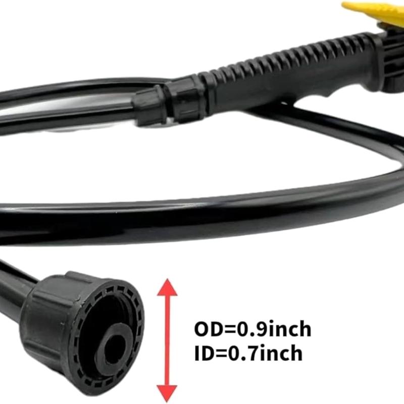 Industrial Long Reach Stainless Steel Spray Wand Set Adjustable Spray Patterns Ergonomic Triggers For Outdoor Watering