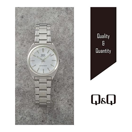 [Citizen Q&Q] Watch Analog Waterproof Metal Band QB78-201 Men's Silver