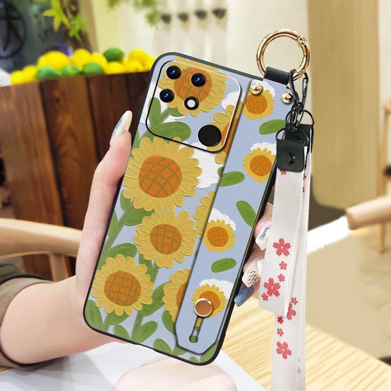 Ring Shockproof Phone Case For OPPO Realme Narzo 50A Back Cover Protective Dirt-resistant Anti-knock Soft case Anti-dust