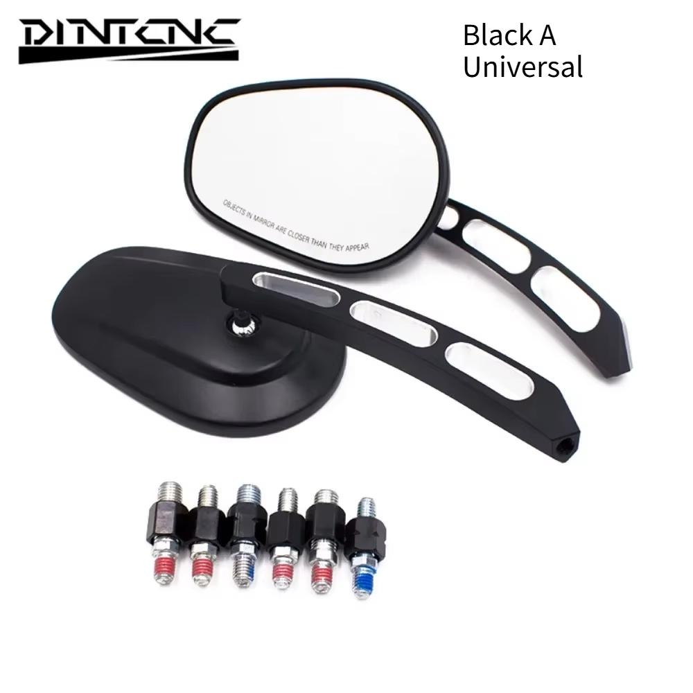 Motorcycle Modified Rear View Mirror Universal For M10 for Harley 883 1200 48 CNC Aluminum Alloy Is Strong Durable Moto Parts