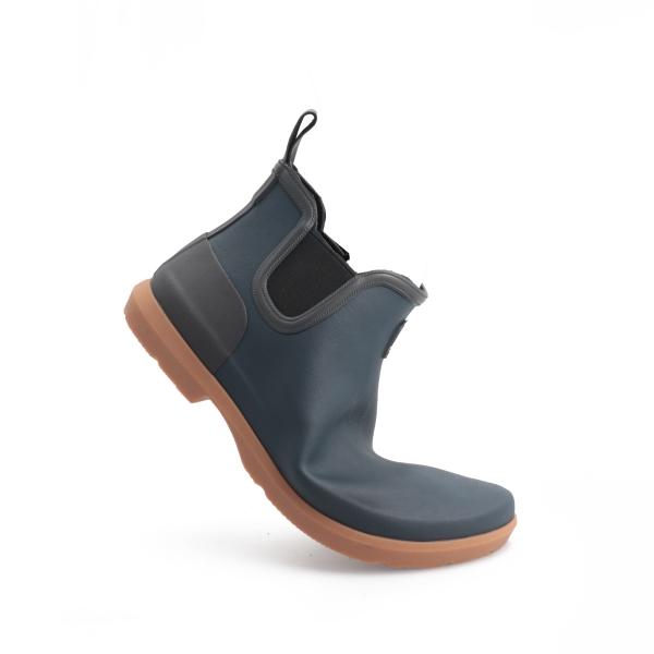Rouchette Origin Men'S Ankle Rain Boots_Green Blue