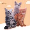 Baby-k 50cm Cute Simulation Three-dimension Cat Pillow Tiger Pattern Plush Doll Toy