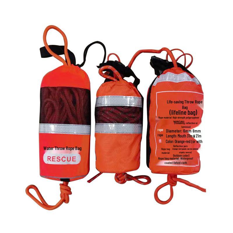 Floating Reflective Rescue Throw Rope Kit