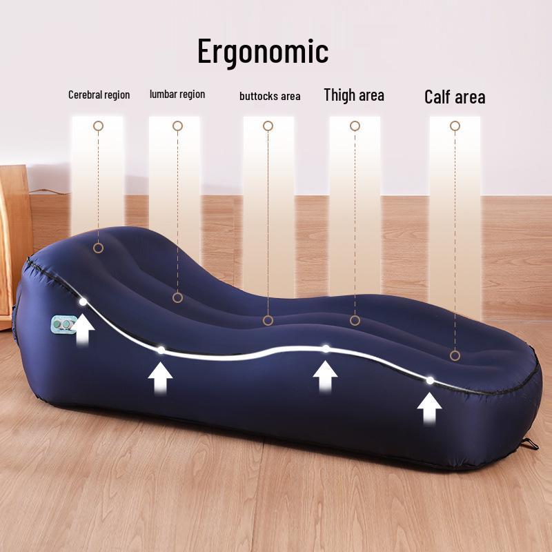 Inflatable Portable Air Lounger Beach Sofa - Outdoor Lazy Nap Bed