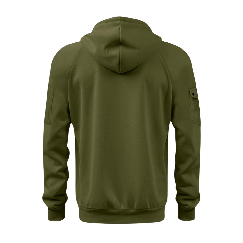 Herren Hoodie mit vielen Taschen - Utility Kapuzenpullover